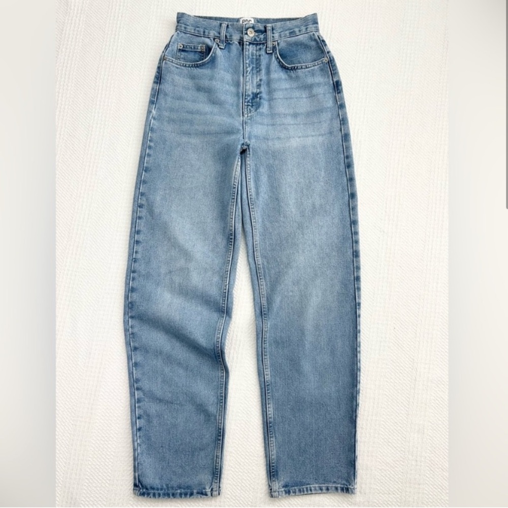 BDG Light Blue High-Rise Baggy Jeans
